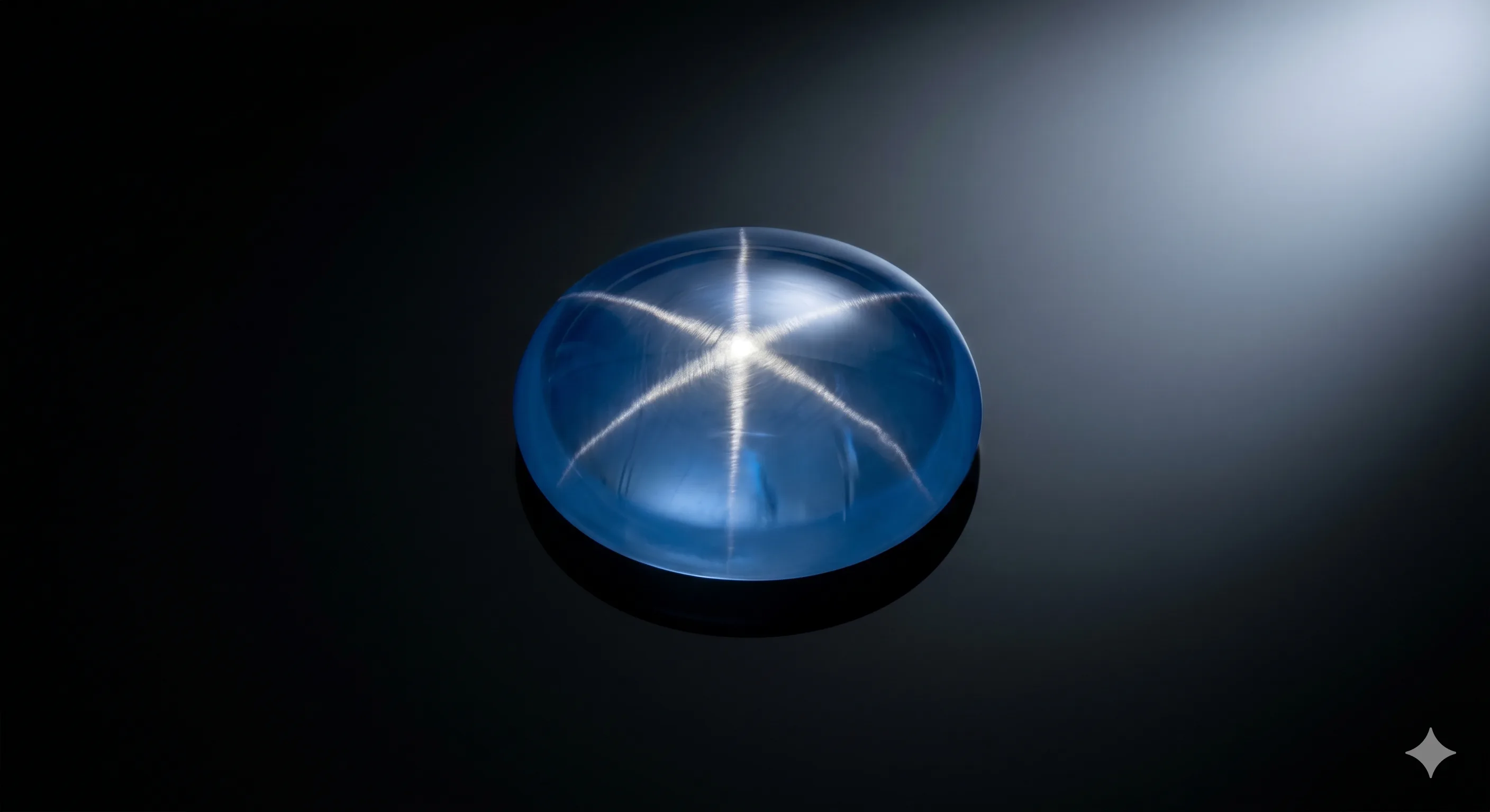 Star Sapphire from Sri Lanka: How the Six-Rayed Star Forms