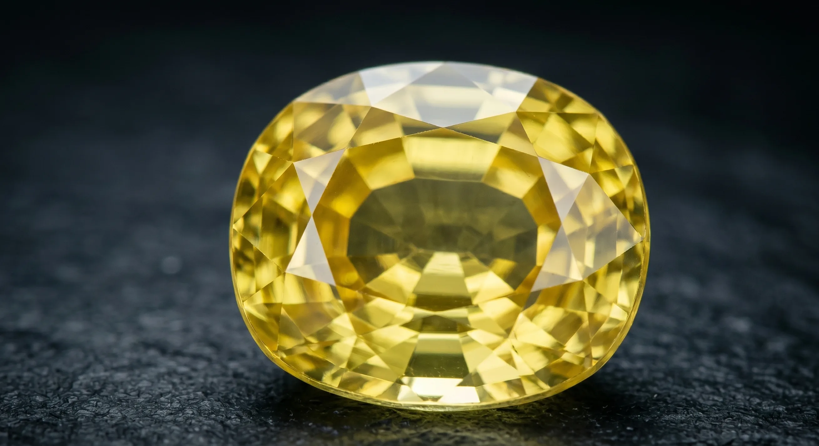 The Solano — 4.17ct Vivid Canary Yellow Yellow Sapphire