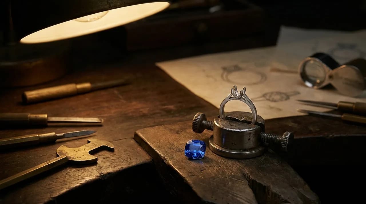 Custom Sapphire Engagement Ring Cost, Process & Timeline