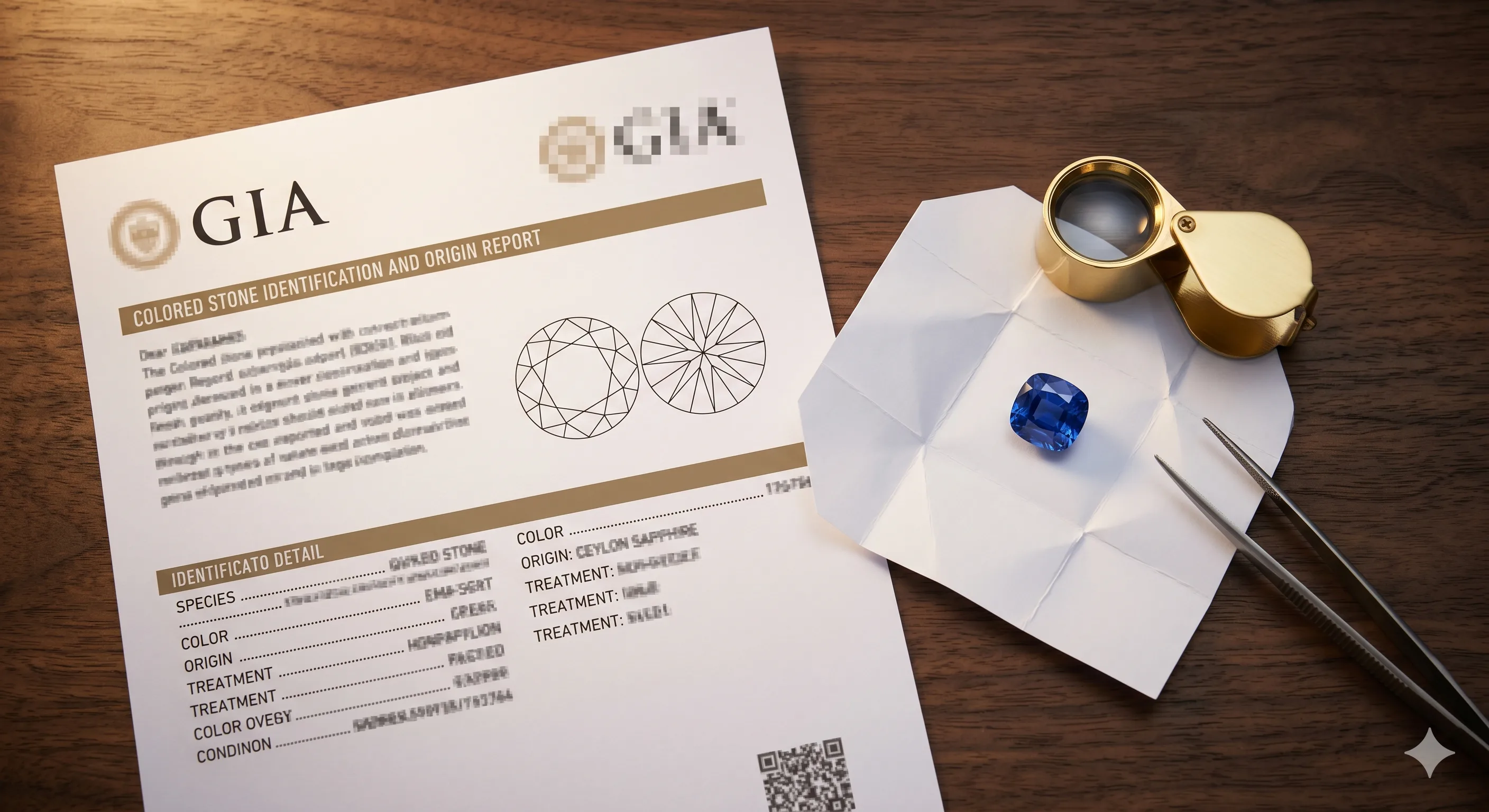 How to Read a GIA Sapphire Certificate (With Examples)