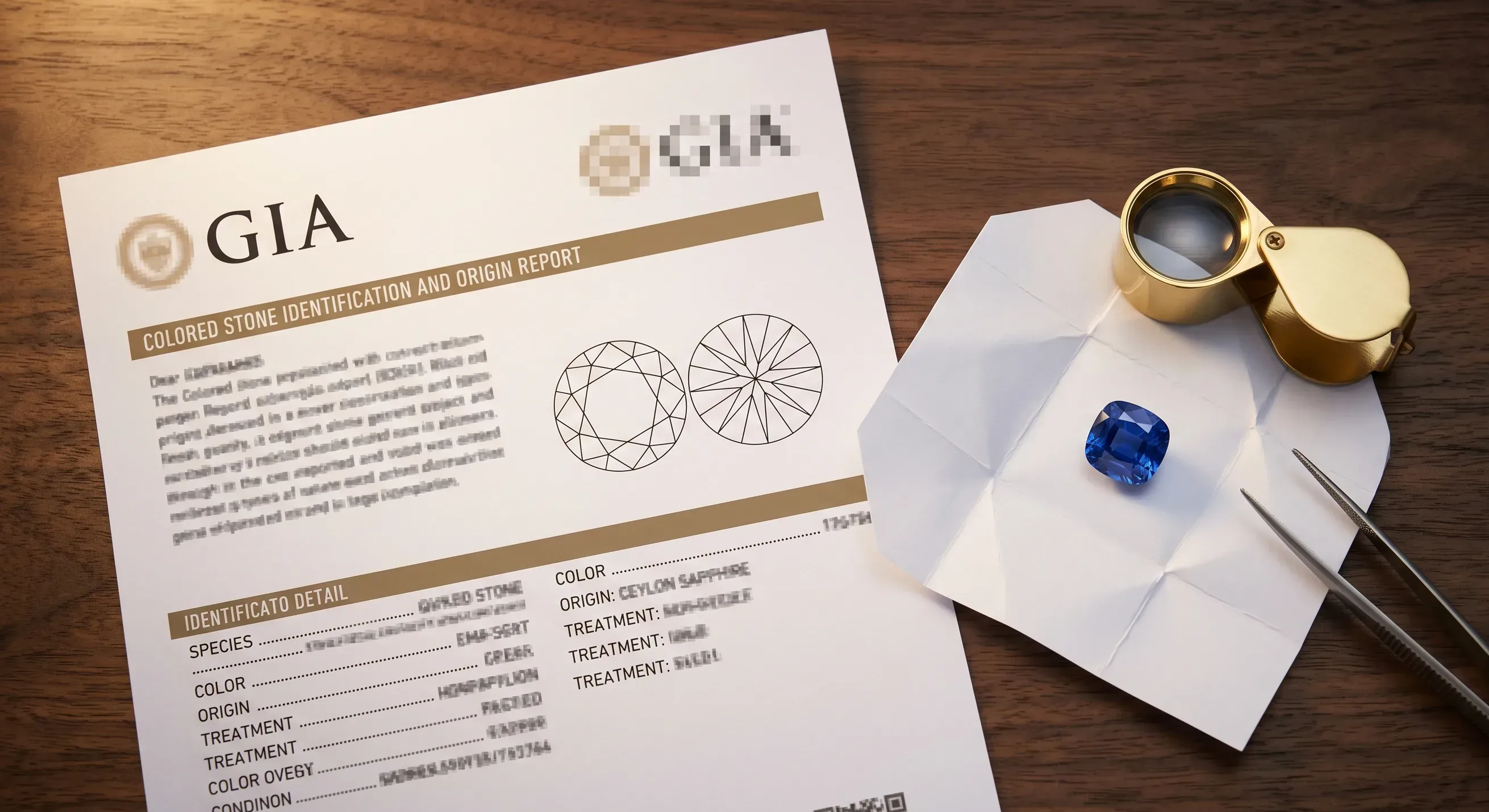 How to Read a GIA Sapphire Certificate (With Examples)